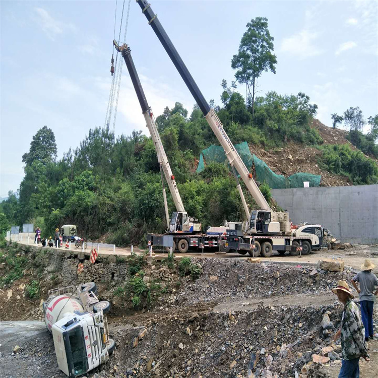梧州梧州24小时应急道路救援吊装吊装现场实拍